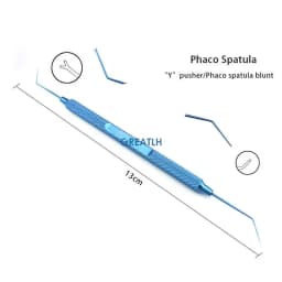 Titanium Double Phaco Chopper Spatula Manipulator Sinskey Hook Ophthalmic Instrument Double Eyelid Tool