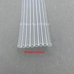 5M 4 6 8 lines Ink Tube For Large Format Inkjet Solvent UV Flatbed Printer TransparenBlack Ink Pipe Hose 3*2mm 4*3mm 5*3mm 6*4mm