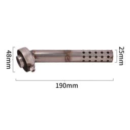 61mm Motorcycle Universal Exhaust Pipe DB Killer Reduce Noise 51mm Escape Muffler Silencer For Kawasaki Honda Suzuki BMW Yamaha