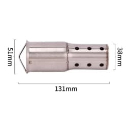 61mm Motorcycle Universal Exhaust Pipe DB Killer Reduce Noise 51mm Escape Muffler Silencer For Kawasaki Honda Suzuki BMW Yamaha