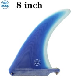 Longboard Fin Fiberglass 7/8/9/10.25/11inch Single Fin 1pc Surf Fins For Sup Central Surf Fin Multicolor Surfboard Fin Quillas
