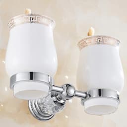 Luxury Crystal Silver Bathroom Accessories Set Chrome Polished Brass Bath Hardware Set Wall Mounted Bathroom Products Banheiro