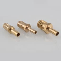 1pcs Brass 2 Way Reducing Straight Hose Barb Barbed Pipe Fitting Reducer Copper Coupler Connector Adapter for Air Fuel Gas Water