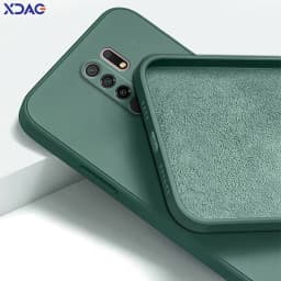 Original Square Liquid Silicone Case for Xiaomi Redmi 9 9A 9i 9T Power Camera Protective Cute Phone Back Cover Redmi9 T Fundas