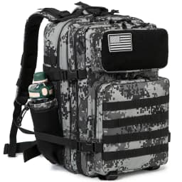 45L Tactical Backpack Survival Bag Hunting MOLLE Backpack GYM For Men EDC Outdoor Hiking Rucksack With Bottle Holder