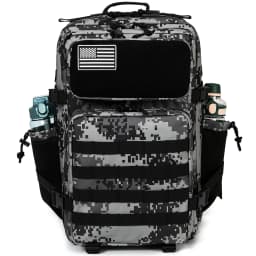 45L Tactical Backpack Survival Bag Hunting MOLLE Backpack GYM For Men EDC Outdoor Hiking Rucksack With Bottle Holder