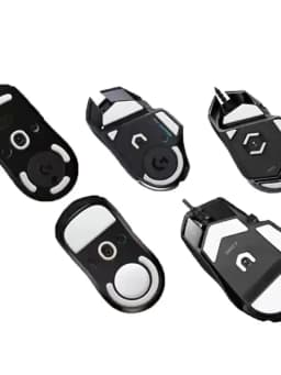 1Set Mouse Skate Feet Pad for G502 Superlight Mouse Glides Curve Edge Mouse Non-slip Foot Stickers w/Alcohol Pad