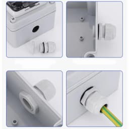 10PCs Waterproof Cable Gland Black Plastic Seal Joint Nylon M8 M10 M12 M16 M20 M25 M32 IP68 White Cable Fixing Nylon Connector
