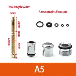 Water Leakage Repair Part Shower Faucet Lower Outlet Water Separator Bathtub Tap Pull Rod Diverter Valve Shower Column Switch