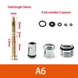Water Leakage Repair Part Shower Faucet Lower Outlet Water Separator Bathtub Tap Pull Rod Diverter Valve Shower Column Switch
