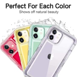 Hybrid Heavy Duty Dust Case For iPhone 16 15 13 11 12 14 Pro Max XSMAX XR XS SE 6 7 8 Plus Transparent Shockproof Armor Cover