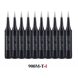 10PCS/Lot Lead-Free Soldering Iron Tip 900M-T-K/SK/I/IS/B/1C/2C/3C/4C/0.8D/1.2D/1.6D/2.4D/3.2D/SB For 936 937 Soldering Station