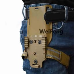 Hunting Quick Locking System Kit Drop Thigh Strap Band with QLS 19 22 Gun Holster for GL 17/USP/Betta M9 Belt Platfrom