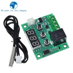 W1209 Blue/Red light DC 12V heat cool temp thermostat temperature control switch temperature controller thermometer thermo