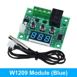 W1209 Blue/Red light DC 12V heat cool temp thermostat temperature control switch temperature controller thermometer thermo