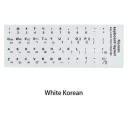 Russian French English Arabic Spanish Portuguese Hebrew Keyboard Stickers Letter Alphabet Layout Sticker For Laptop Desktop PC