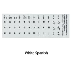 Russian French English Arabic Spanish Portuguese Hebrew Keyboard Stickers Letter Alphabet Layout Sticker For Laptop Desktop PC