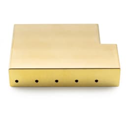 Musiclily Ultra Full Solid Brass/Steel L Shaped Tremolo Block for Electric Guitar Floyd Rose Locking Tremolo Bridge