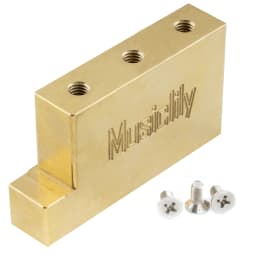 Musiclily Ultra Full Solid Brass/Steel L Shaped Tremolo Block for Electric Guitar Floyd Rose Locking Tremolo Bridge