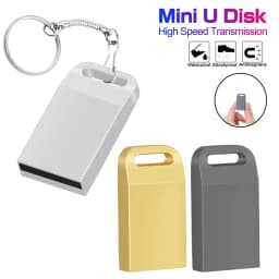 Super Mini USB Flash Drive 4GB 8GB 16GB 32GB 64GB Pen Drive Chain Usb Memoria Stick Mini U Disk Photography Custom Logo Cle Usb