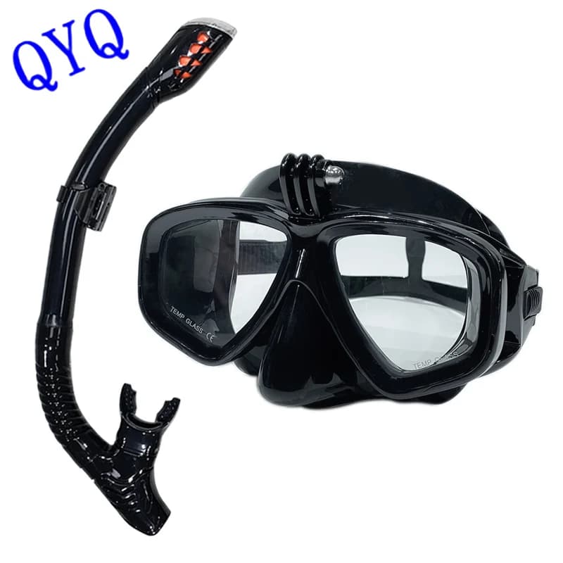 Professional Underwater Diving Mask, Fully Dry Diving Glasses Suitable for GoPro Small Action Cameras.