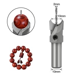 Fozhu Cutter Tungsten Steel Fozhu Router Bit Fozhu Small Hole Round Bead Cutter Wood Bead Hand String Tool Fota Cutter Drill