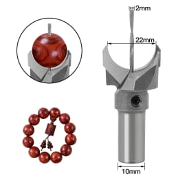 Fozhu Cutter Tungsten Steel Fozhu Router Bit Fozhu Small Hole Round Bead Cutter Wood Bead Hand String Tool Fota Cutter Drill