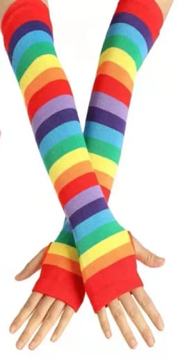 Anime Gloves Cosplay Darkly Ninja Mitten Oversleeve Man Women Fashion Sun Block Keep Warm Cuff Lolita Fingerless Arm Warmers