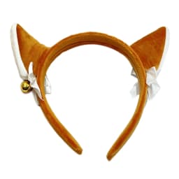 Plush Cow Ear Headband Cosplay Hair Hoop animal hairband cattle horn headwear Devil Headdress