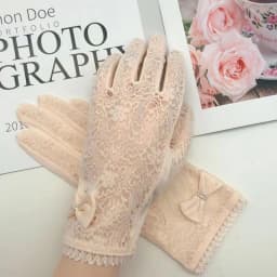 100% Natural Mulberry Silk Gloves Summer Female Ultra Thin Breathable Sleep Moisturizing Sunscreen Anti-UV Driving Mittens M51