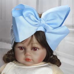 8inch Bows Nylon Headbands for Baby Girls Kids Soft Bows Knot Turban Hair Bands Baby Hair Accessories Children Headwear
