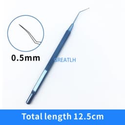 Titanium ophthalmic hooks Various types Akahoshi Nucleus Manipulator ophthalmic instruments