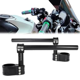 Aluminum Adjustable Handlebar 41MM Clip-On Handle Bar Raiser Universal Fit For Honda CBR600 F1 F2 F3 CBR 650F VFR800 VFR 750 F
