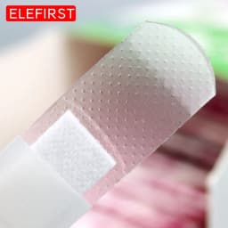 100Pcs/Pack First Aid Kit Transparent Wound Adhesive Plaster Waterproof Band Aid Bandages Skin Sticker Sports Home Travel