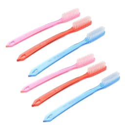 6pcs Super Hard Toothbrush Adult Toothbrush Hard Bristles Cleaning Teeth Stain Manual Brush Hygiene Travel Dental