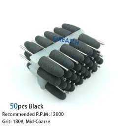 50pcs/set Teeth Whitening Equipment dental polishing 2.35mm dental silicone Rubber polishers burs