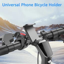 Universal Bicycle Phone Holder Motorcycle Bike Cell Phone Holder Handlebar Stand Mount for iPhone 15 Xiaomi Samsung GPS Bracket