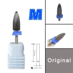 2 Way Typhoon Carbide Left+Right Hand Stable Shank Accessories Cutter Pedicure Nail Drill Bits