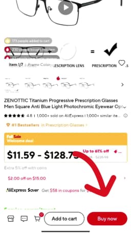 ZENOTTIC Alloy Prescription Glasses Men Square Anti Blue Light Progressive Eyeglasses High Quality Myopia Photochromic Eyewear