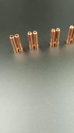 10N24S 2.4mm 1.0mm,1.6mm,3.2mm TIG Short Collet Tips For WP17 18 26 TIG Welding Torch Series 8pcs