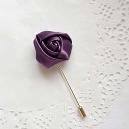 Men Groom Boutonniere Pins Wedding Corsage Women Brooch Flowers Roses Silk Groomsman Buttonhole Marriage Suit Accessories Prom A