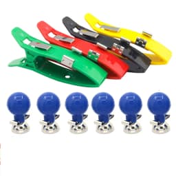 4pcs/Set ECG EKG Limb Clip Electrode 6pcs/lot Adult ECG/EKG Electrodos Ag/AgCl Electrode Chest Suction Ball