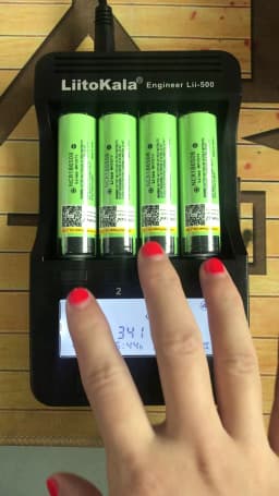 LiitoKala New Original NCR18650B 3.7v 3400mAh 18650 Li-ion Rechargeable Battery Welding Silica gel Cable DIY