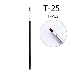 T22 Fine Eyeliner Makeup Brush Liquid Gel Eyeliner Brush Precision Thin Long Eyeliner Brush Professional Eye Liner Makeup Tool