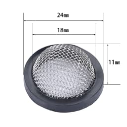 10Pcs 1/2" 3/4" O-Ring Seal Hose Gasket Rubber Washer with Net for Faucet Grommet Rubber Gasket Filter Washer Sink Strainer Tool