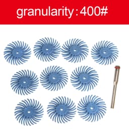 1" Radial Bristle Disc Kit Abrasive Brush 3/2.35mm Shank Detail Polishing Wheel for Rotary Tool Accessories
