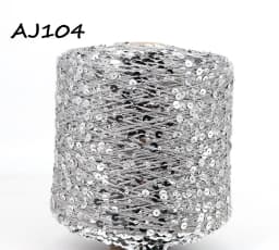 50G/Ball 49 Colors Golden Sliver Sequin Yarn Sparkle Glitter Threads Knitting Lurex Crochet Sweater Craft DIY Bag