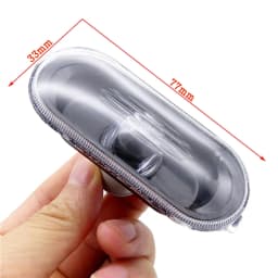 2 Pcs Car Side Marker Turn Signal Light Repeater for VW Golf 4 MK4 1998 - 2006 Car-Styling Side Marker Lamp Cover