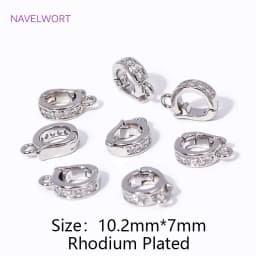 Trendy 18K Gold Plated Hinged Necklace Enhancer For DIY Necklace Making Supplies Brass Pendant Bail Jewelry Materials Wholesale