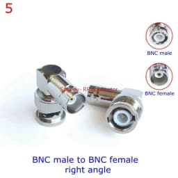 1Pcs Q9 BNC BANANA Tee Type 3way 4way Splitter Connector BNC To BNC Male Female RF Coaxial Adapter Copper Brass Fast Delivery